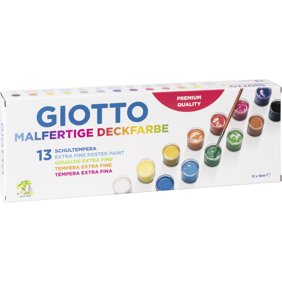 Aquarellfarben, Malfarben, Deckfarbe, Malkasten, 13 Farben