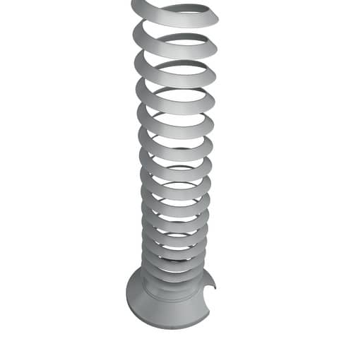 Kabelspirale vertikal, silber HAMMERBACHER MONT.VCKXE/S