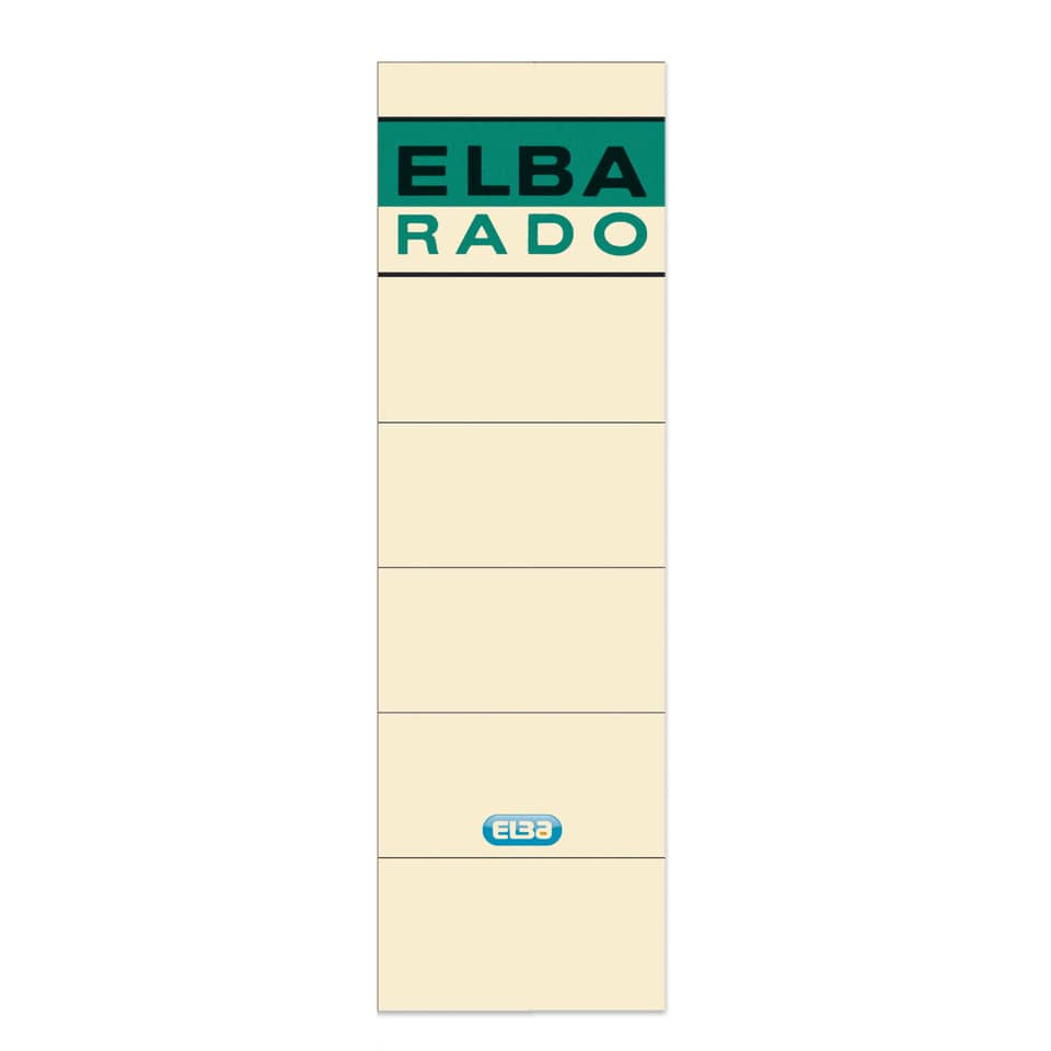 Anzeige-Display, Poster, Beige Paneele, ELBA-Logo, rechteckiger Streifen