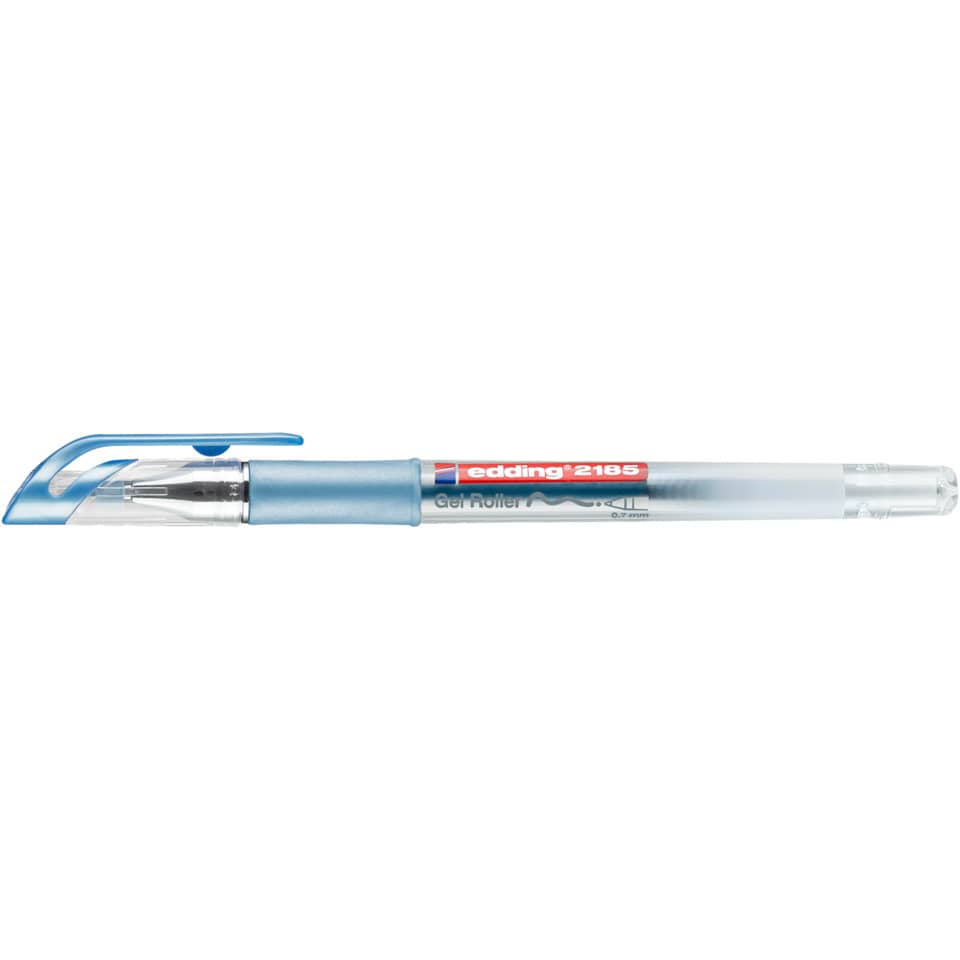 Gelstift, Gelroller, Kugelschreiber, Blau, Transparenter Clip