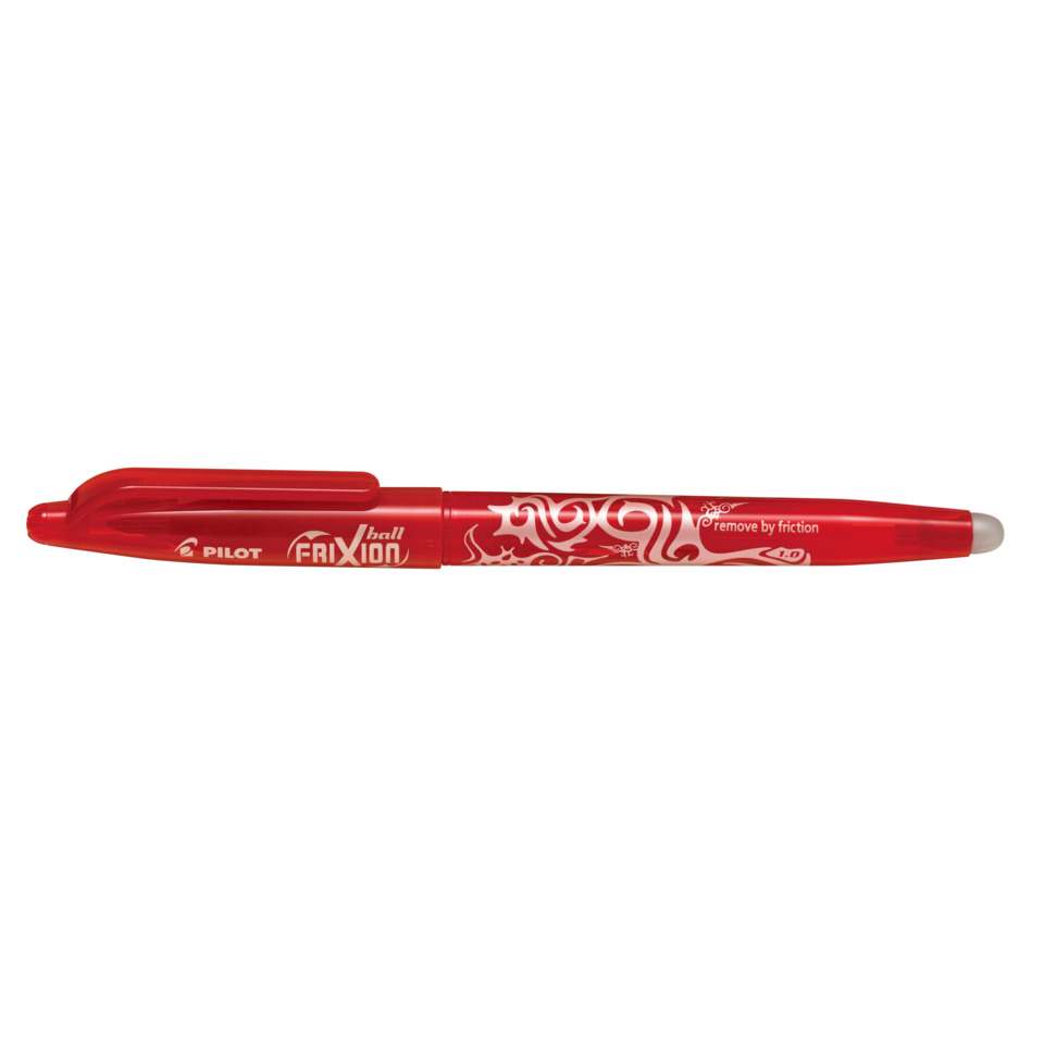 Kugelschreiber, Gekrümmt, Rot, Kugelstift, Gummi-Spitze