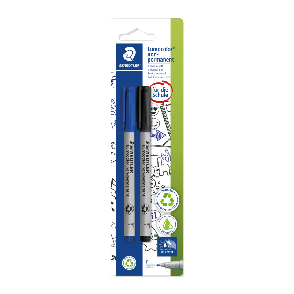 Marker, Stift, Permanentmarker, Blauer Stift, Schulbedarf