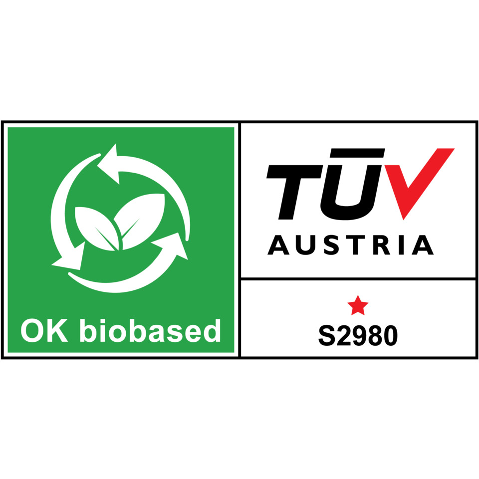 biobasiert, OK biobasiert, Logo, TUV Österreich, S2980