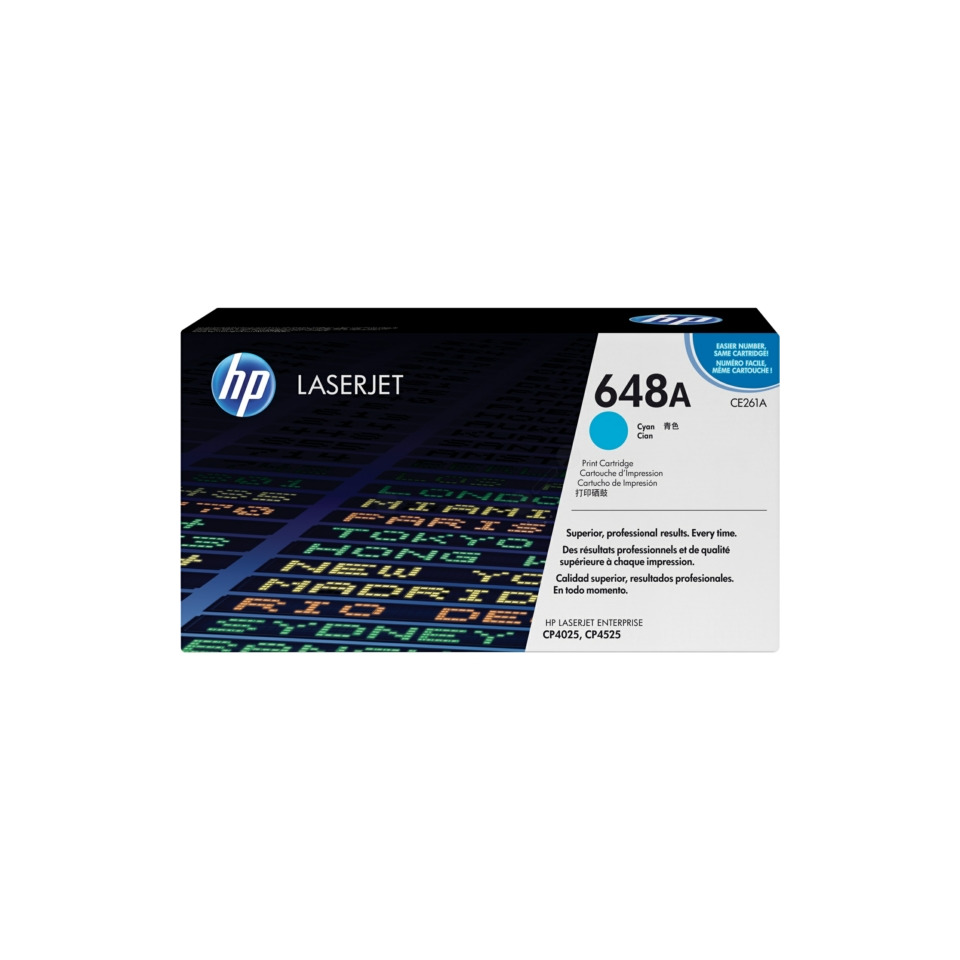 LaserJet, Tintenpatrone, Cyan, 648A, HP