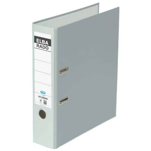 Ordner rado brilliant, A4, 80mm, grau ELBA 100022615