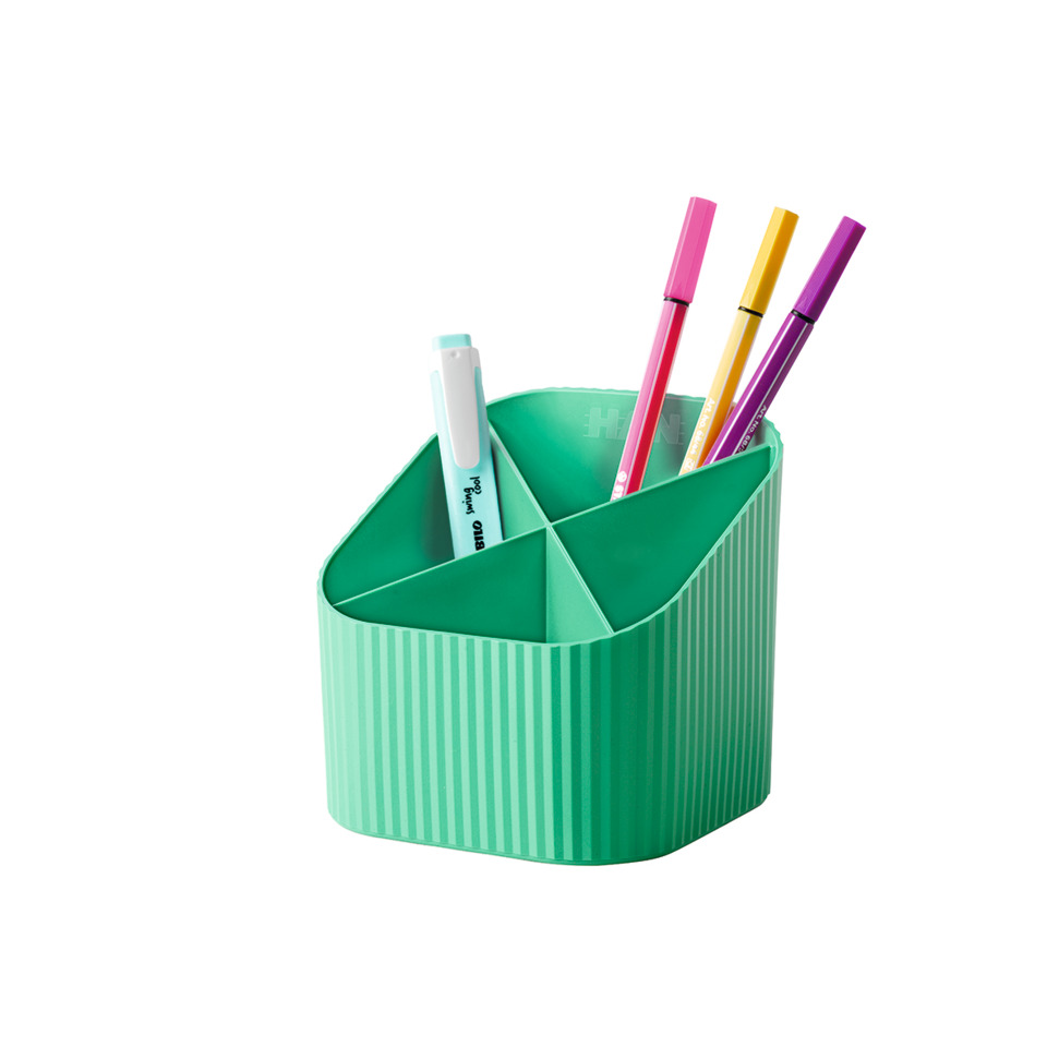 Schreibtisch-Organizer, Stifthalter, Spitz-Top, Mehrfarbig, Kunststoff-Home