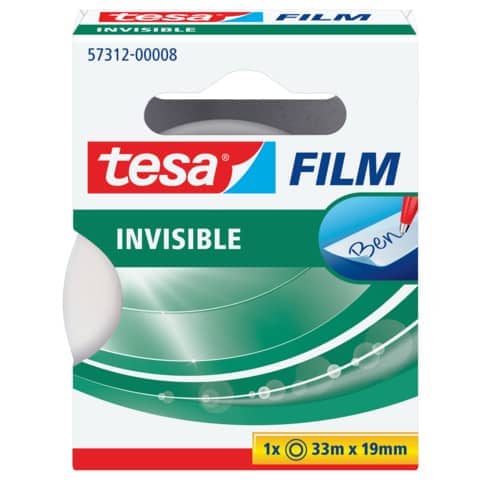 Klebefilm tesafilm® Invisible, 33mx19mm, beschriftbar, matt TESA 57312-00008-02