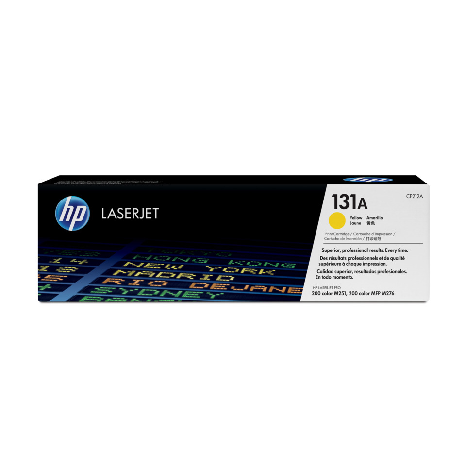 LaserJet, Tintenpatrone, Gelb, 131A, HP