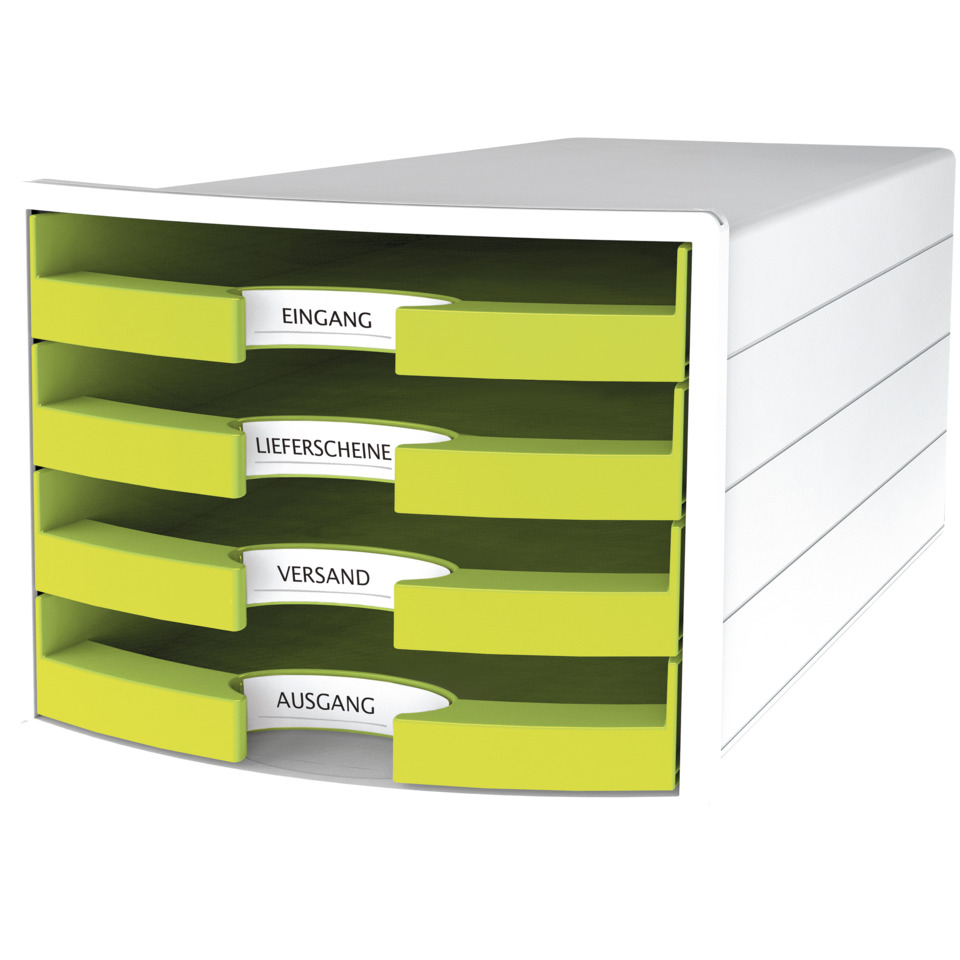 Ablagebox, Schubladenbox, Dokumentenablage, Metallbox, Grün