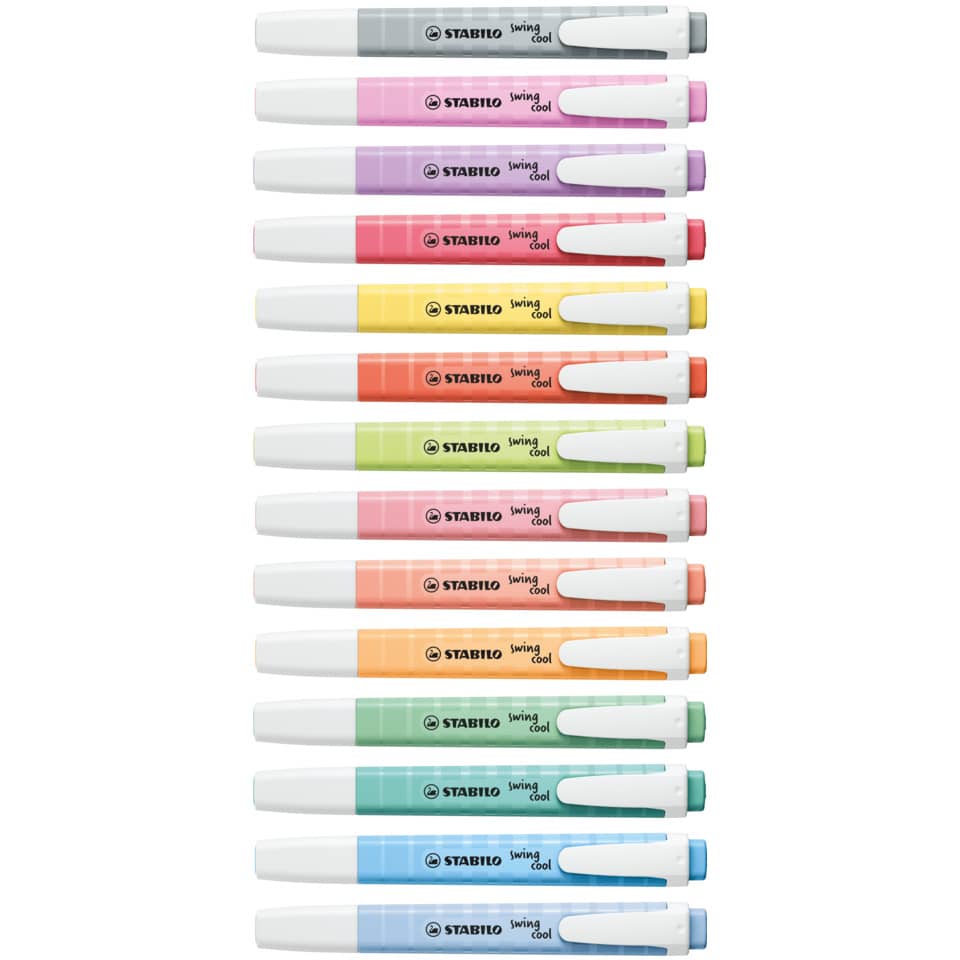 marker, highlighters, fluorescent, multi-color, set
