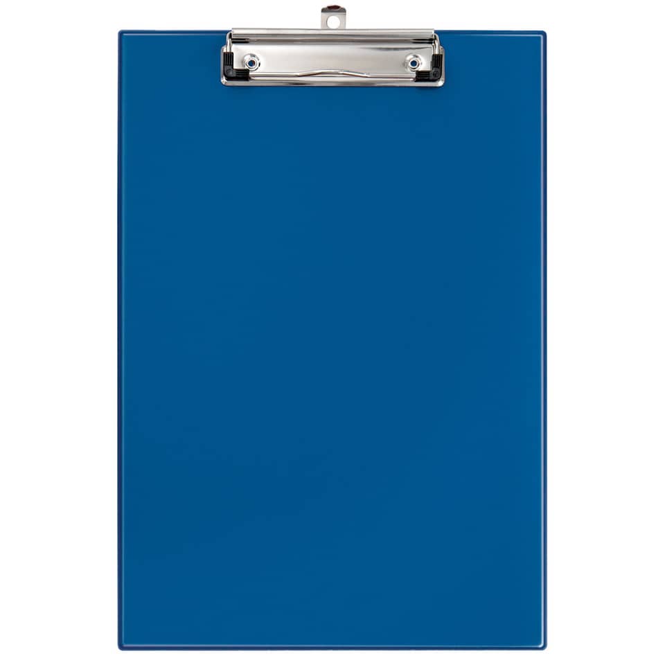 Clipboard, Blau, Metallclip, Klemmbrett, Bürobedarf