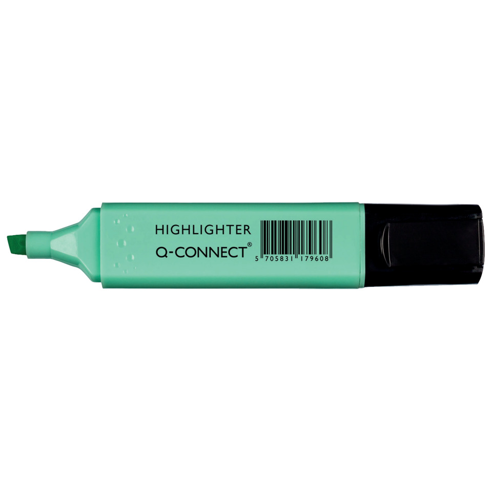 Highlighter, Marker, Grün, Keil-Tip, Barcode”