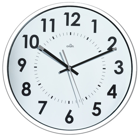 Wanduhr Quarz, Ø 30cm, analog, weiß CEP 2112470021