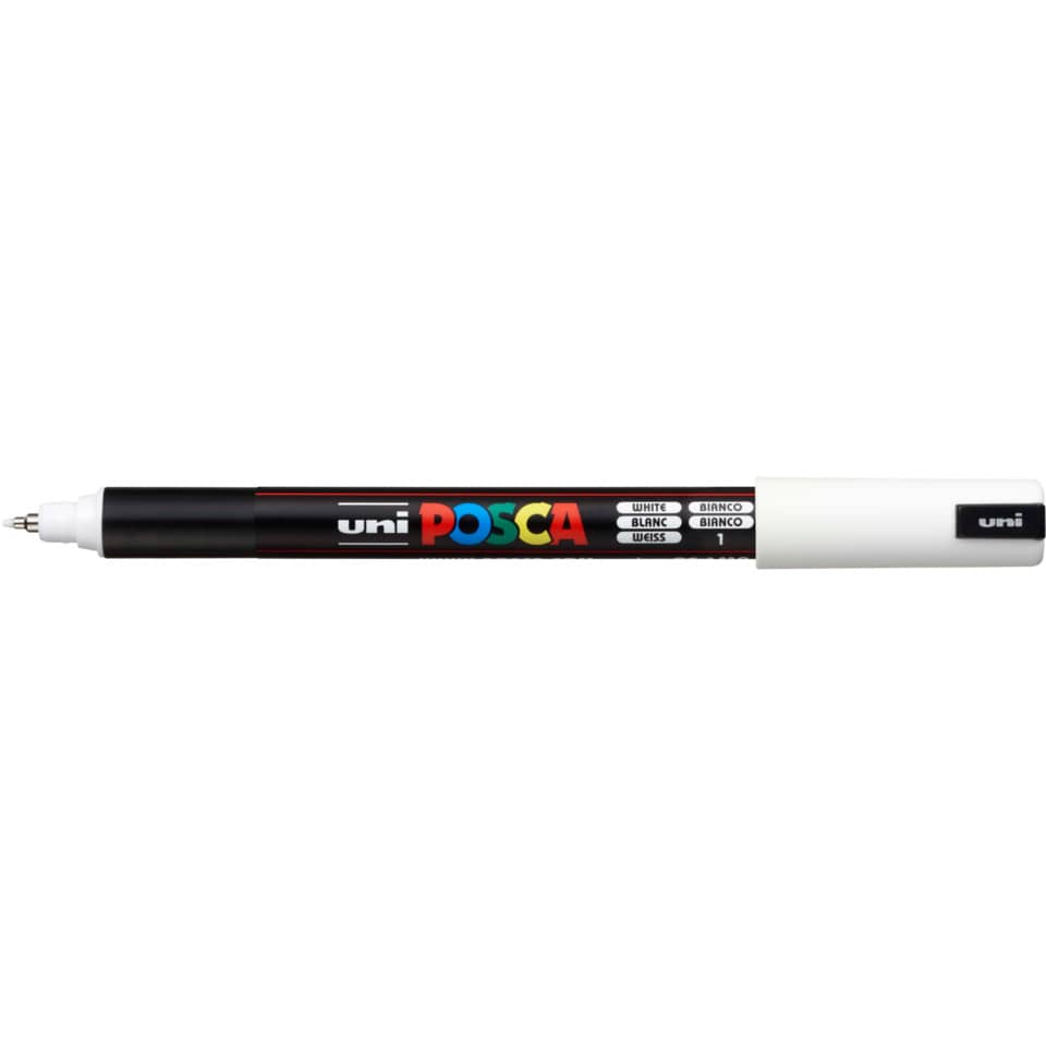 Marker, Permanent marker, Feiner Filzstift, Alkoholdruck, Weißkappe