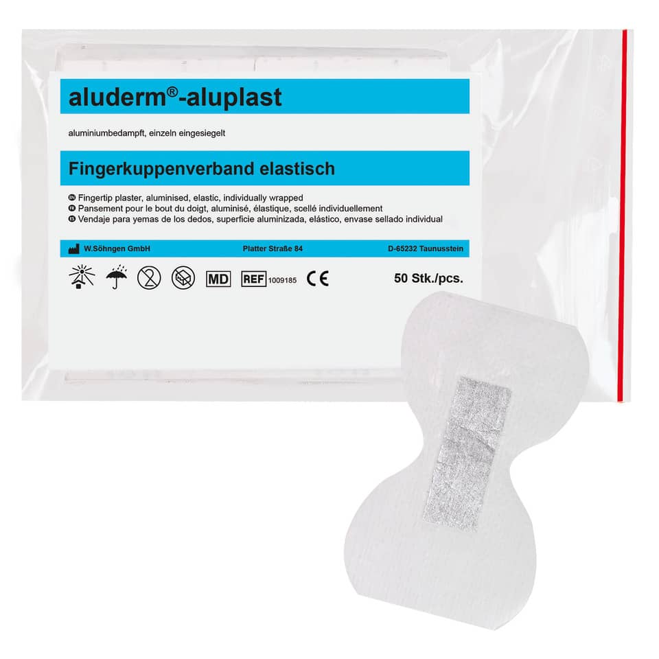 Fingerschieber, Fingerverband, Elastisch, Plaster, Aluderm