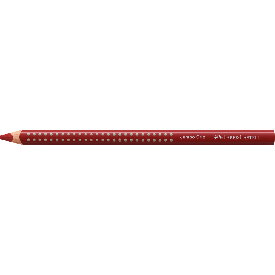 Bleistift, Holzbleistift, Roter Stift, Jumbo Grip, Faber-Castell
