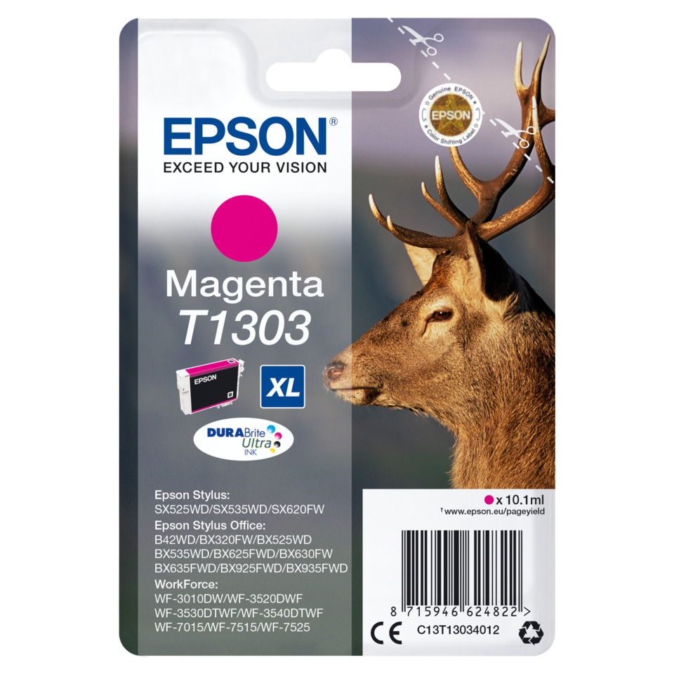 Magenta, T1303, DuraBrite, XL, Tintenpatrone