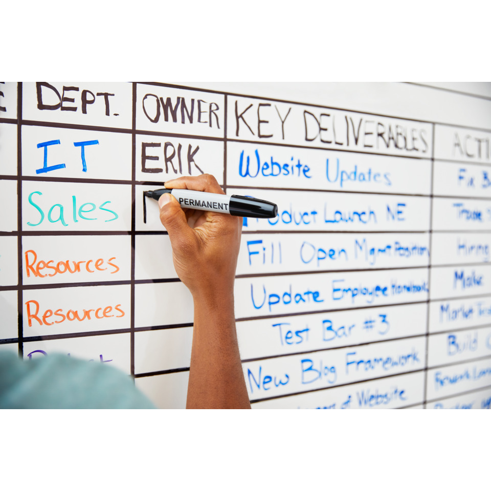 Board, Planung, Hand, Marker, Whiteboard