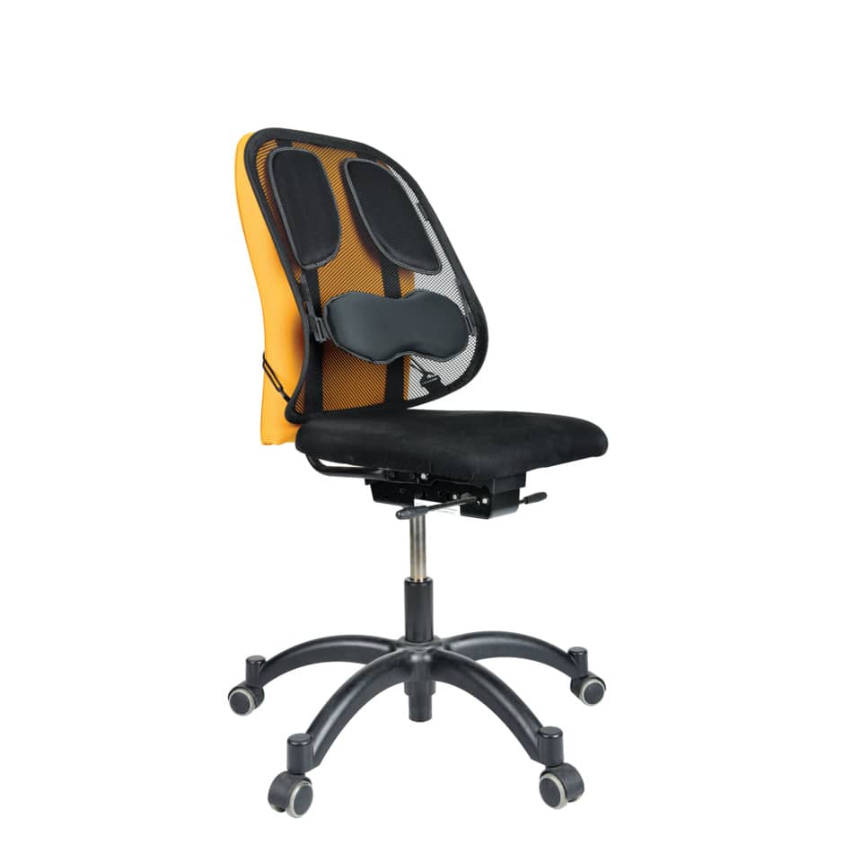 ergonomischer Stuhl, Mesh-Rückenlehne, verstellbare Höhe, Gummistielfuß, Rollenfuß