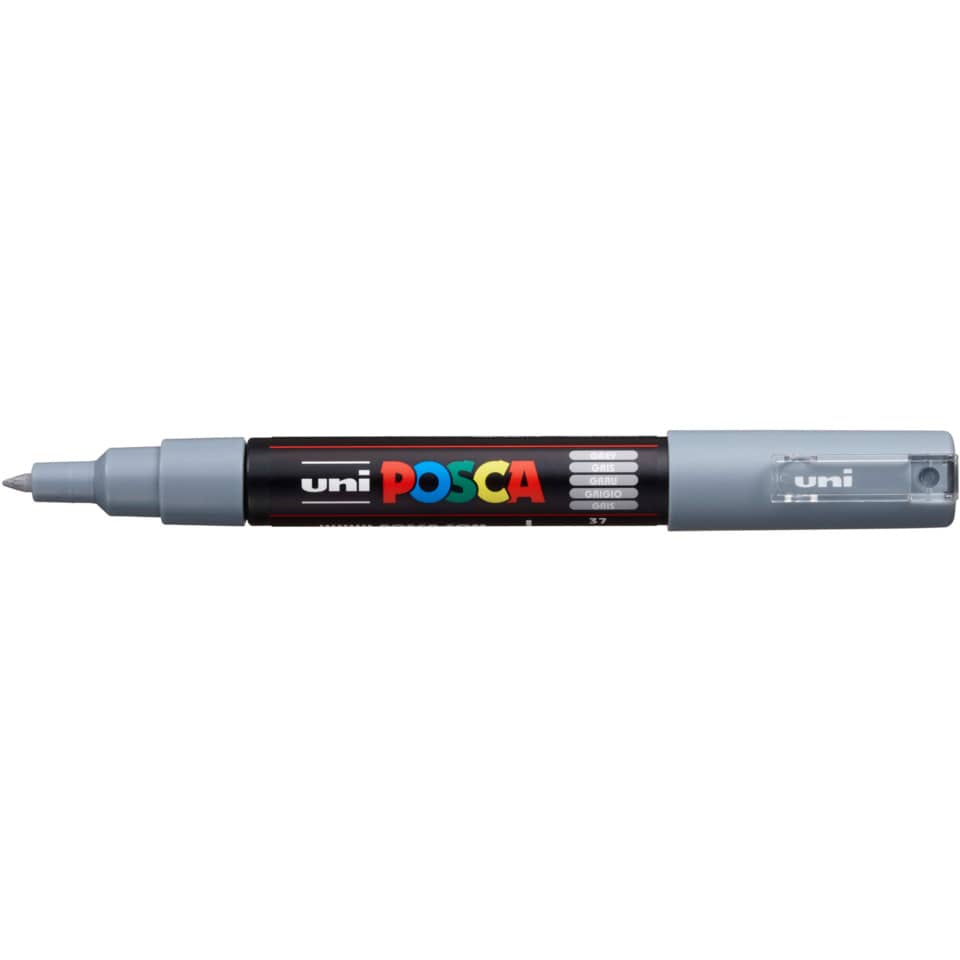Marker, Permanentmarker, Tafelmarker, Filzstift, Grau-Kappe