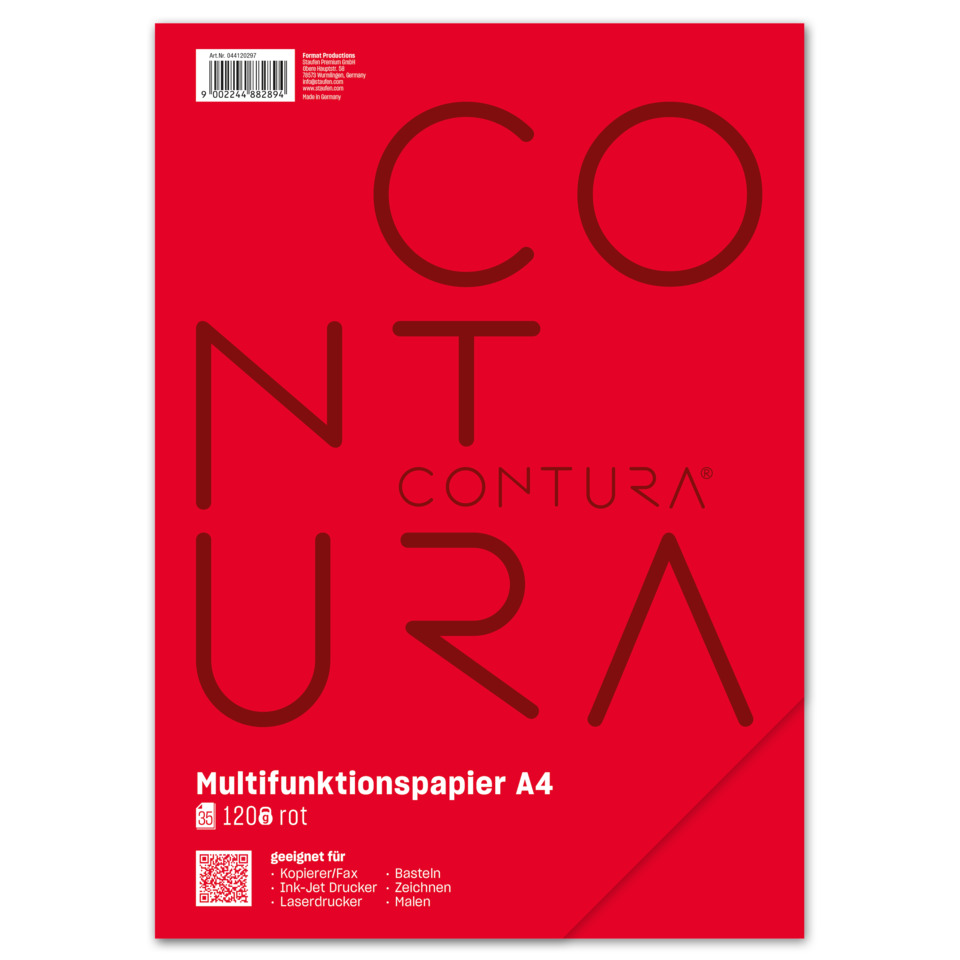 Multifunction Paper, A4 Paper, Rot, Papier, Karton