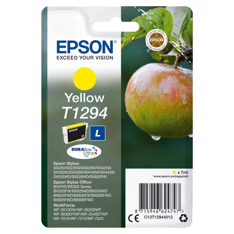 Tintenpatrone, Gelb, T1294, Epson, L-Box