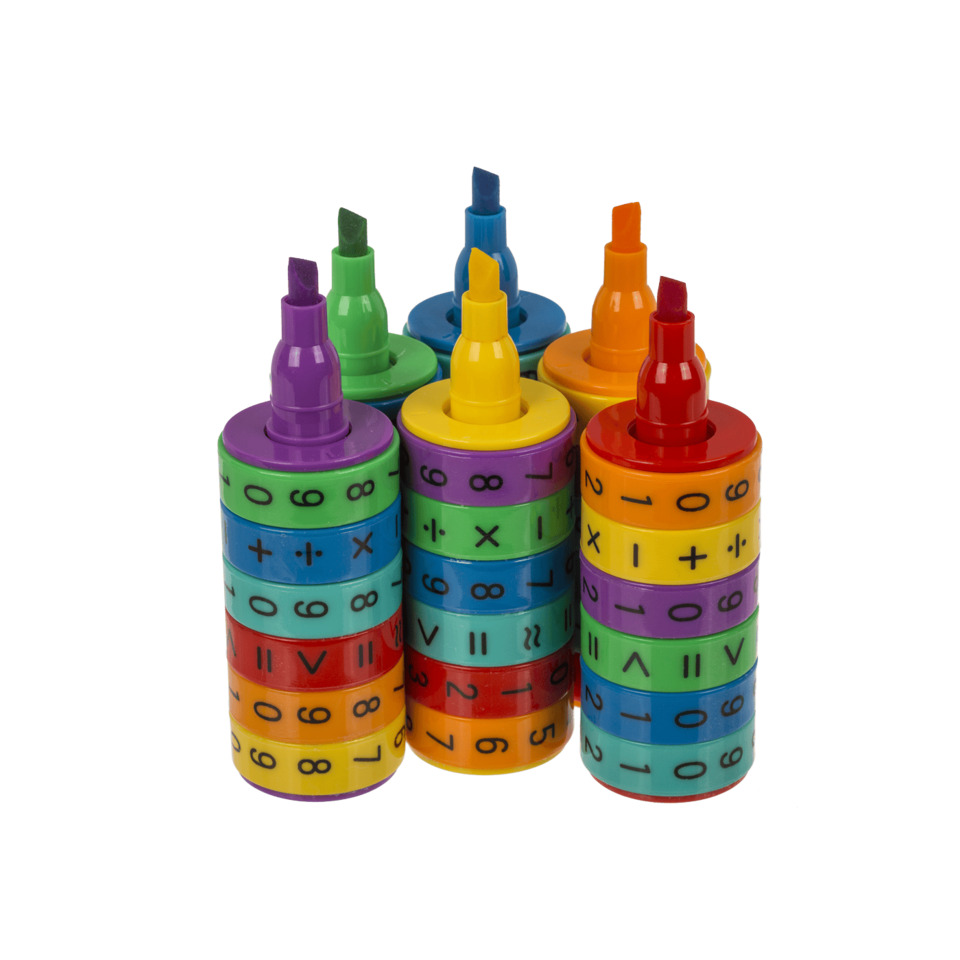 Stacking toy, Colorful rings, Numbered rings, Counting toy, Stackable cylinders