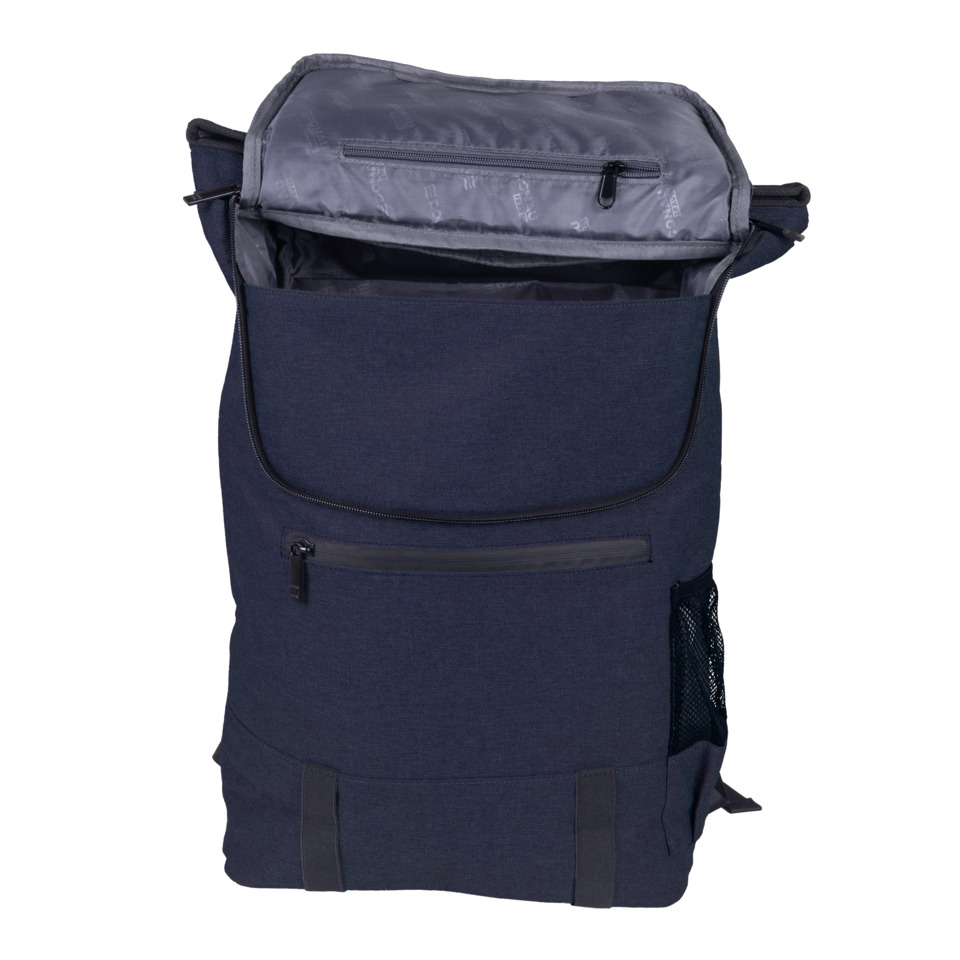 Rucksack, Rucksack, Navy, Kordelzug, Vordertasche