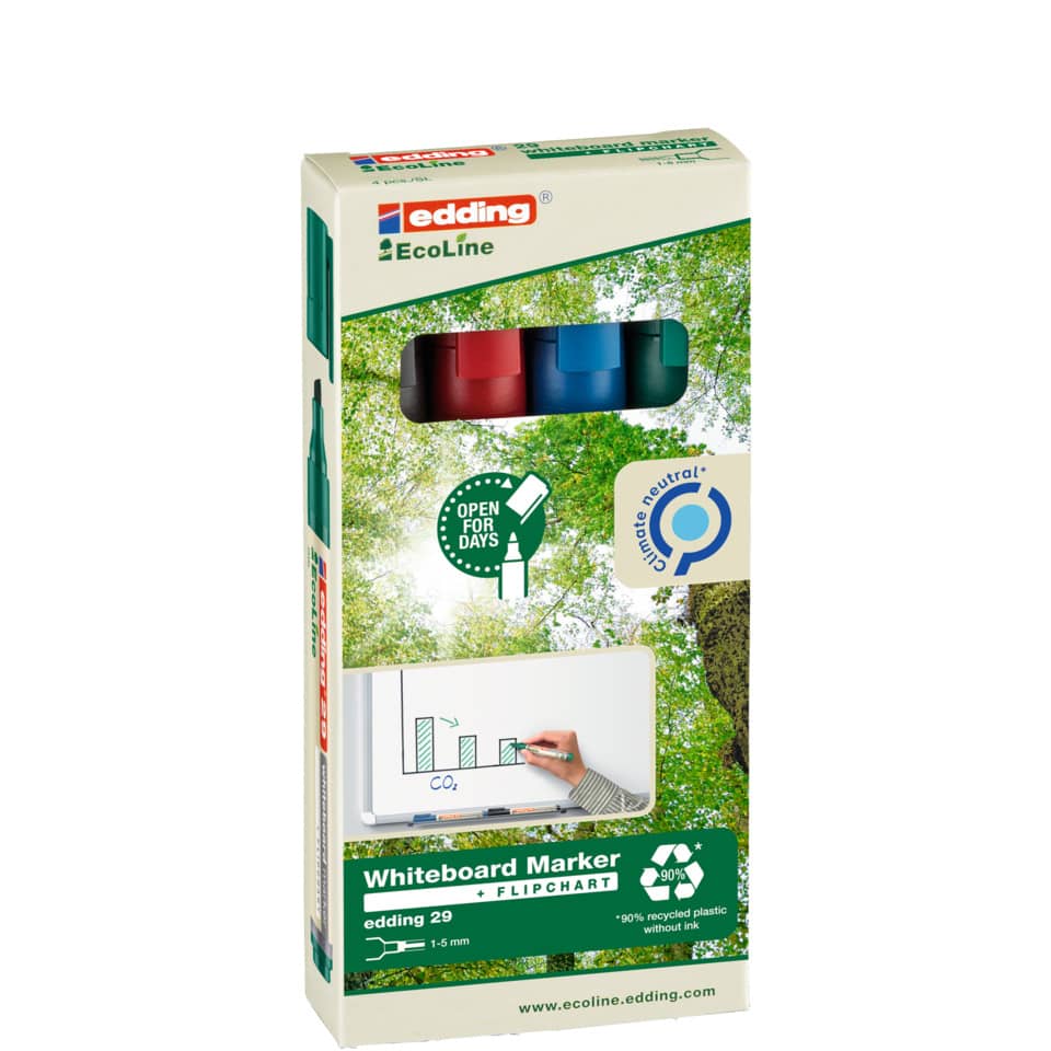 Whiteboard, Marker, Flipchart, EcoLine, Kreidefrei