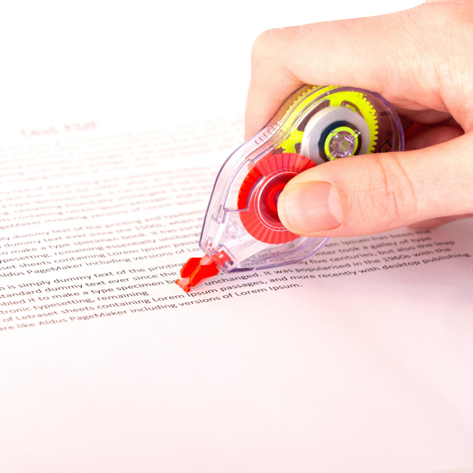 Tauschklinge, Abroller, Tippkapsel, Korrekturrolle, Klebebandabroller