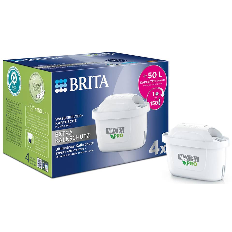 Wasserfilter, Kalkschutz, Kartusche, Brita, Maxtra Pro