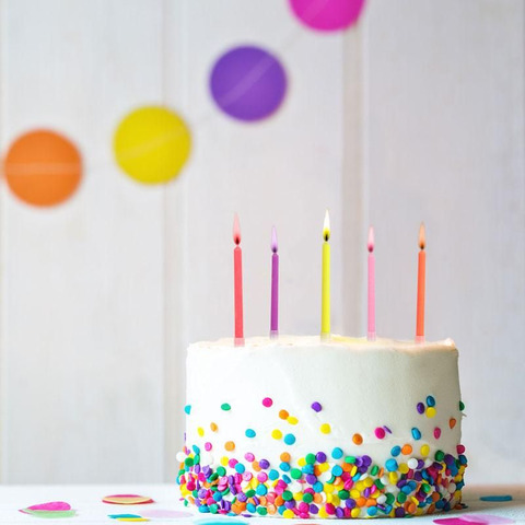 Leute, Person, Geburtstagstorte, Torte, Sahne