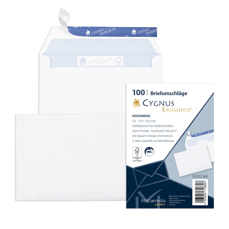 Briefumschläge, Briefpapier, Umschläge, Mailing, 100 Stk