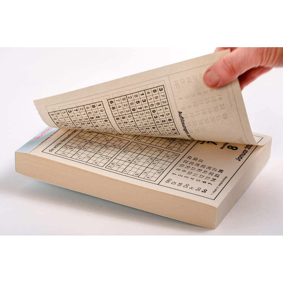 Kalender, Notizbuch, Tischkalender, Puzzle-Gitter, Päckchen