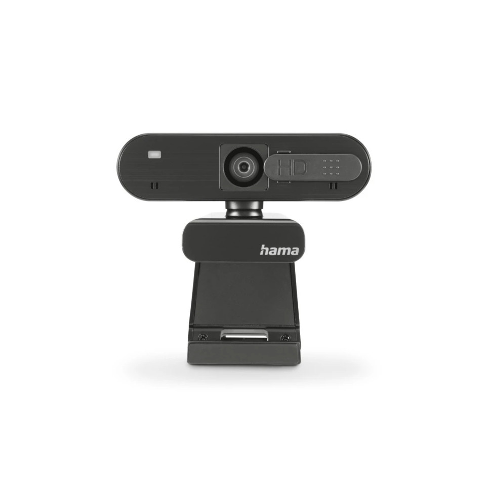 Webcam, HD, Kamera, Clip-on, Schwarz