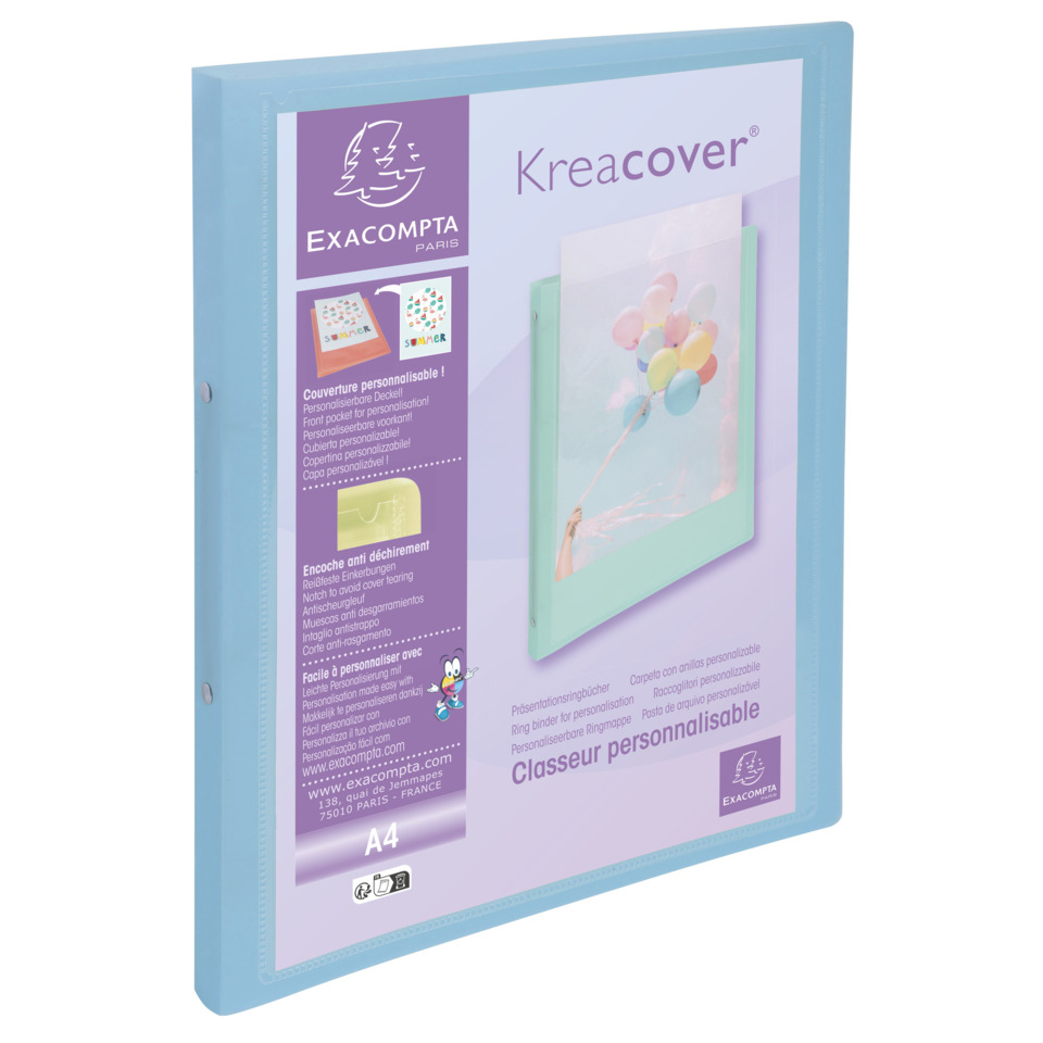Kreativ-Ordner, Kreacover, A4 Ordner, Personalisierbar, Schutzhülle