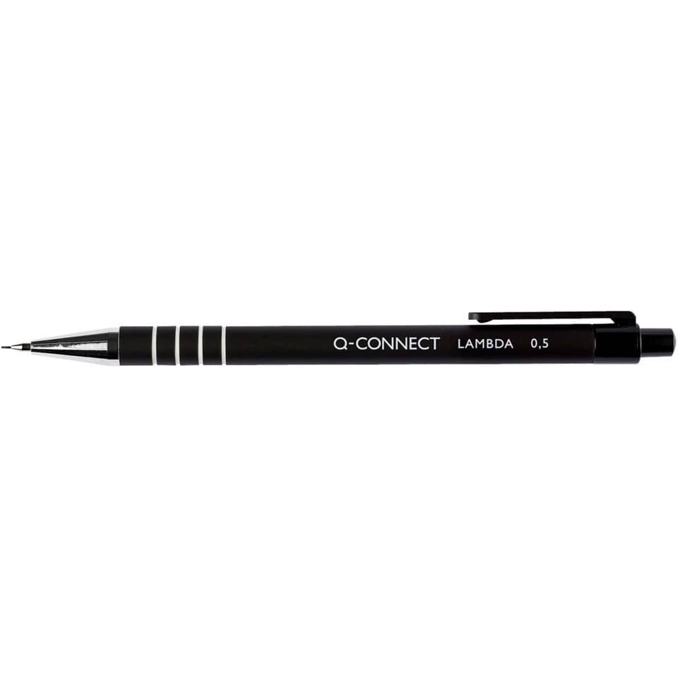 mechanische Bleistiftspitze, Lead-Halter, 0,5 mm, schwarz, Clip