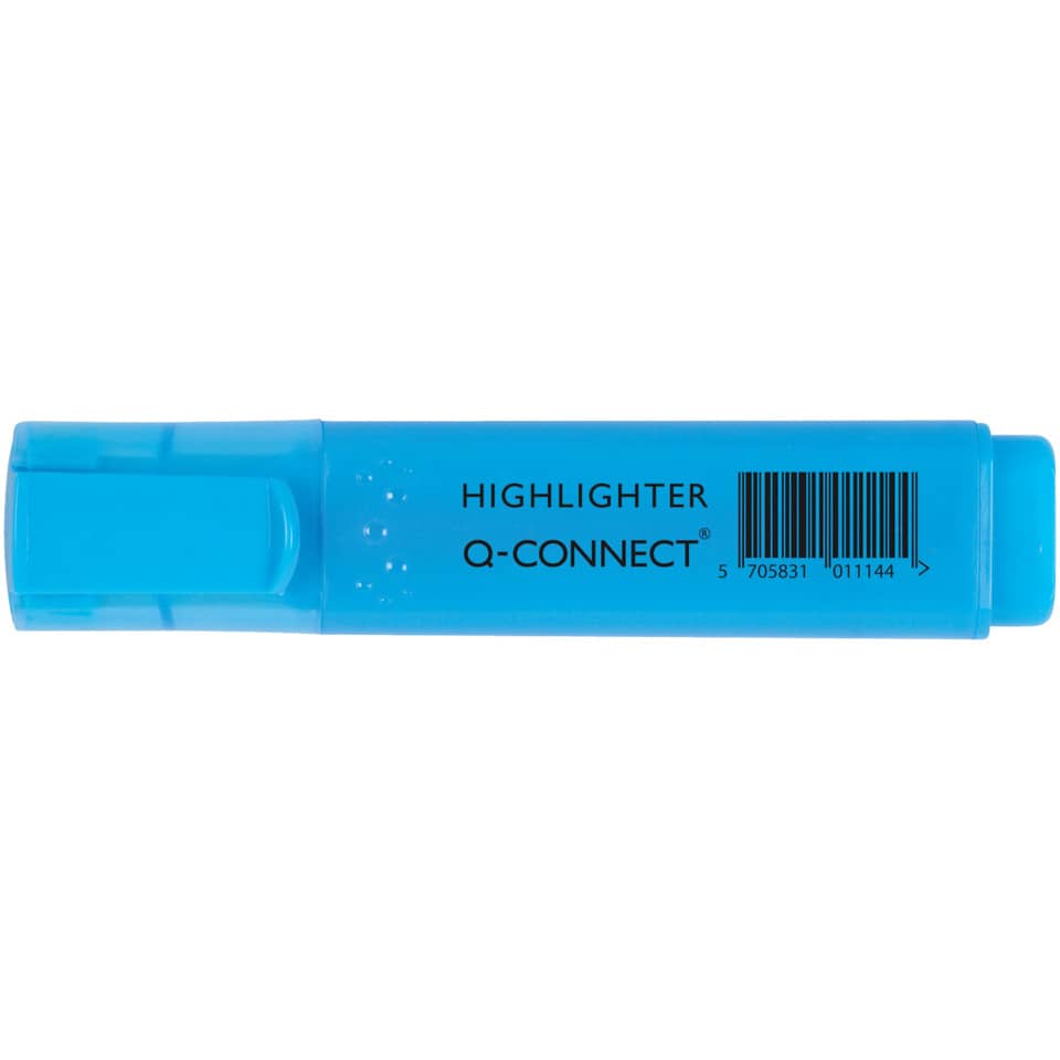 Textmarker, 1 - 5,2 mm, blau Q-CONNECT KF01114 Markierung
