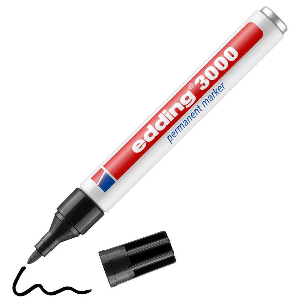 Permanentmarker, Filzstift, Farbmarker, Stift mit Deckel, Markiermarker