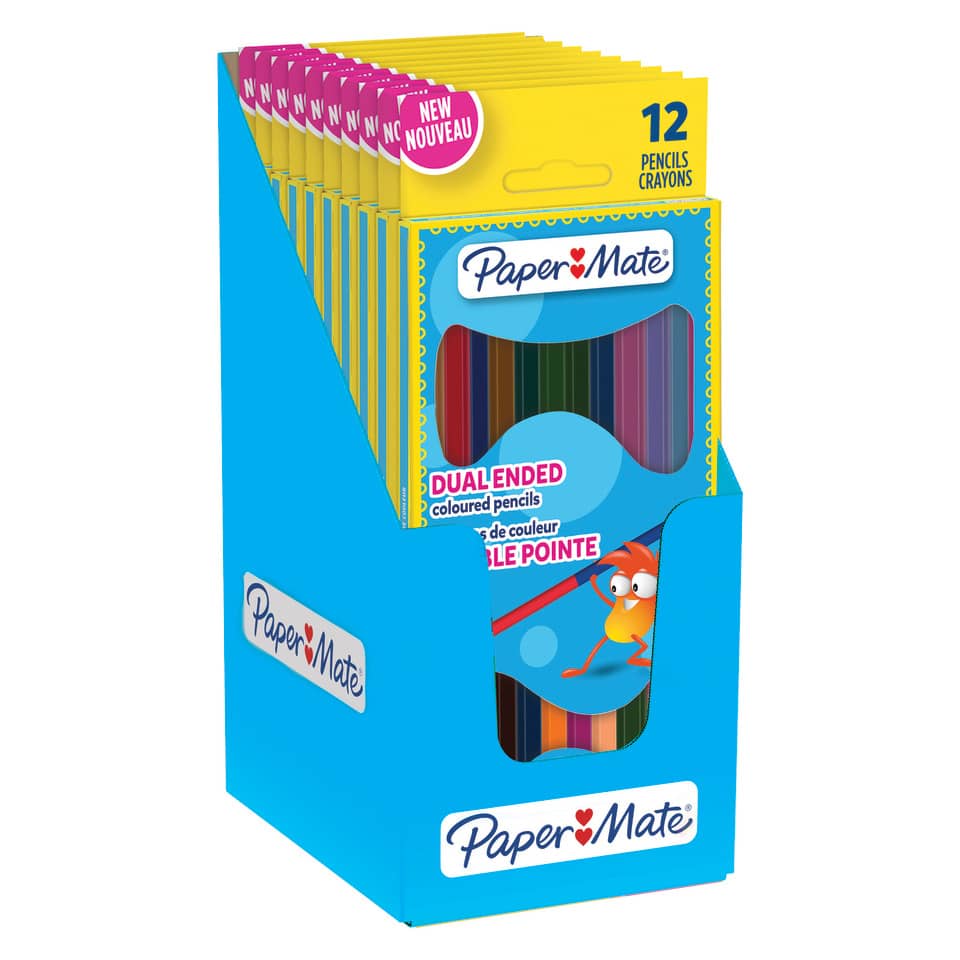 Buntstifte, Buntstifte-Set, 2D-600, Holzstifte, Papier-Mate