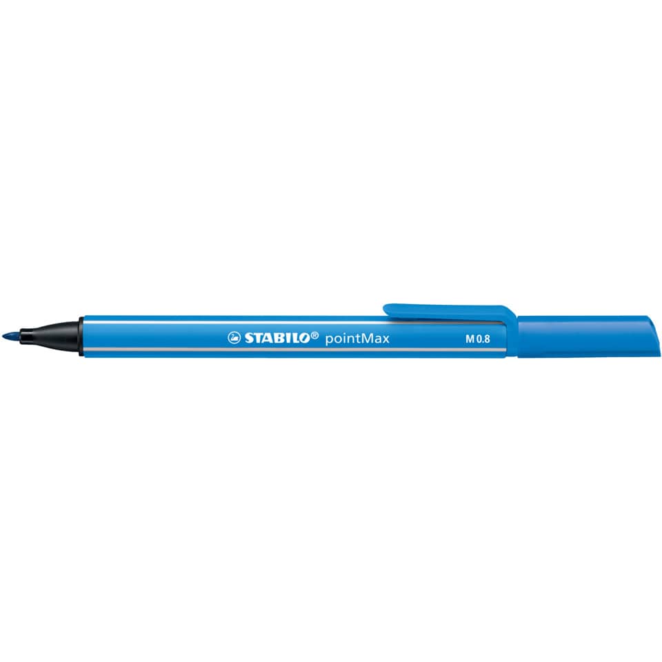 Bleistift, Marker, Blau, Feiner Spitzen, Stabilo pointMax