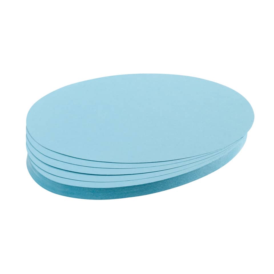 post-it, notizzettel, runderu, blau, notizzettel