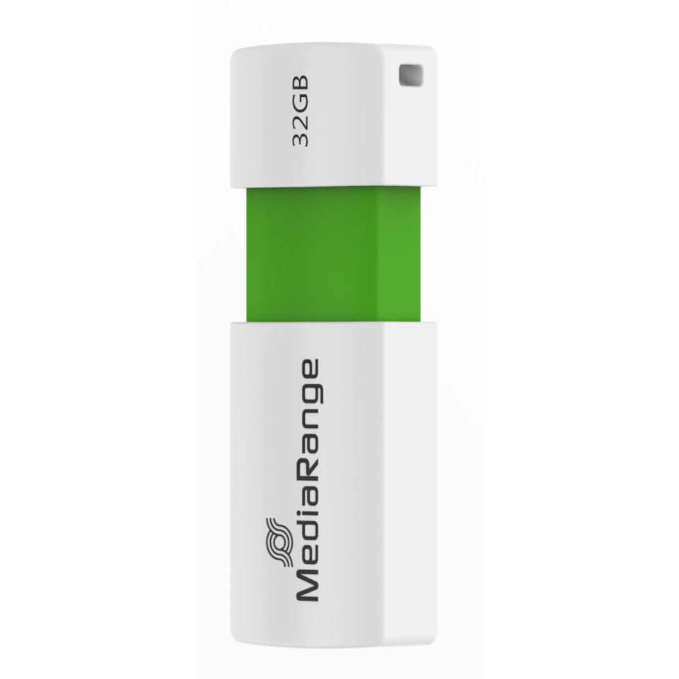 USB, Memory Stick, 32GB, Flash Drive, Grüne Kappe