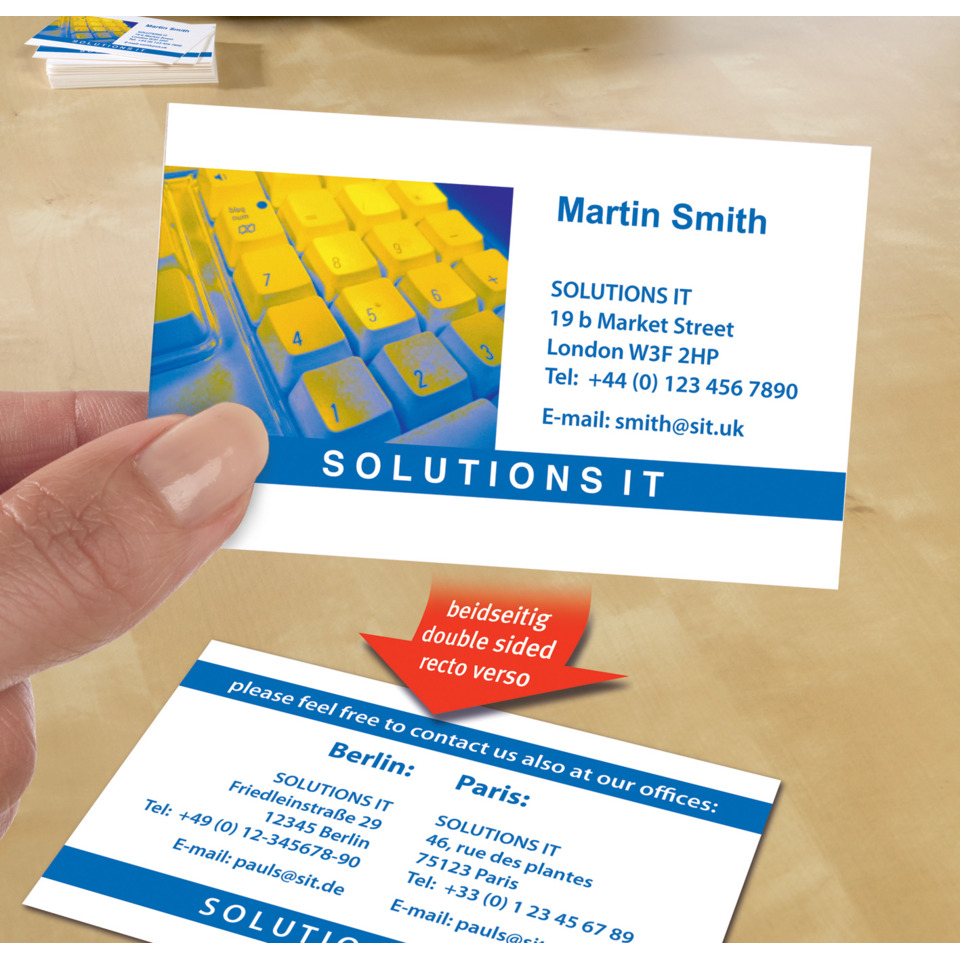 Visitenkarte, Karte, Visitenkarte Büro, IT-Unternehmen, Kontaktinfos, Visitenkarte, Business Card, Kartenlayout, Kartenmaterial, Visitenkartenformat