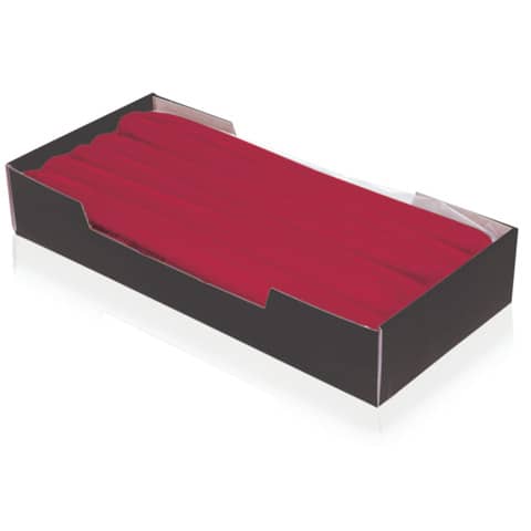 Spitzkerze, 250x25mm, bordeaux  203039.067