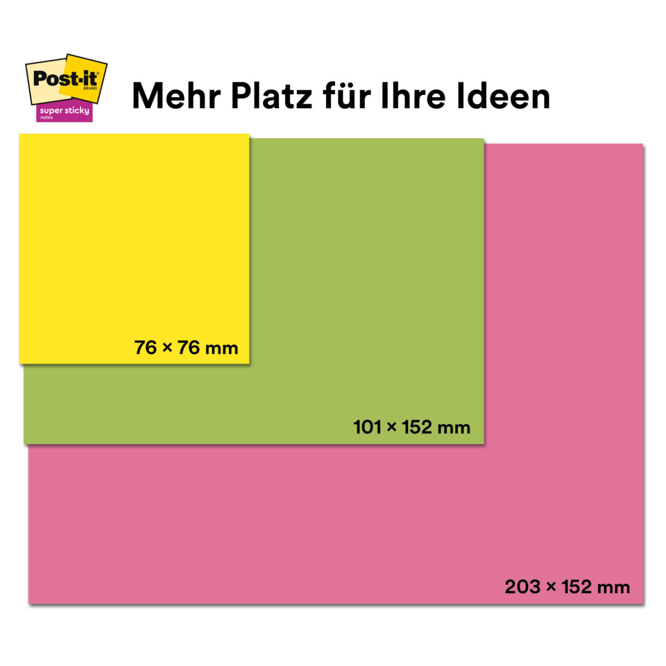 Post-it notes, Sticky notes, Notizblock, Papier, Kolorierte Notizen