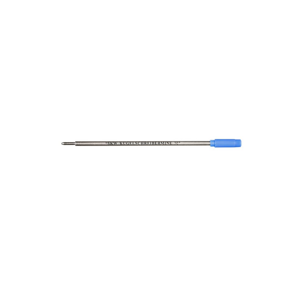 mechanischer Bleistift, Spitze bricht leicht, blauer Deckel, Metallkörper, Bleistiftmine