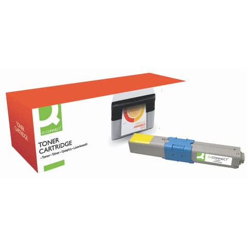 Lasertoner yellow ersetzt 44973533 Q-CONNECT KF17844