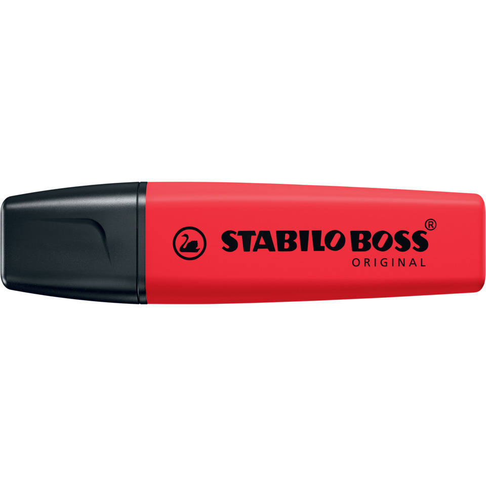 Marker, Whiteboard, Highlighter, Red, Stabilo Boss