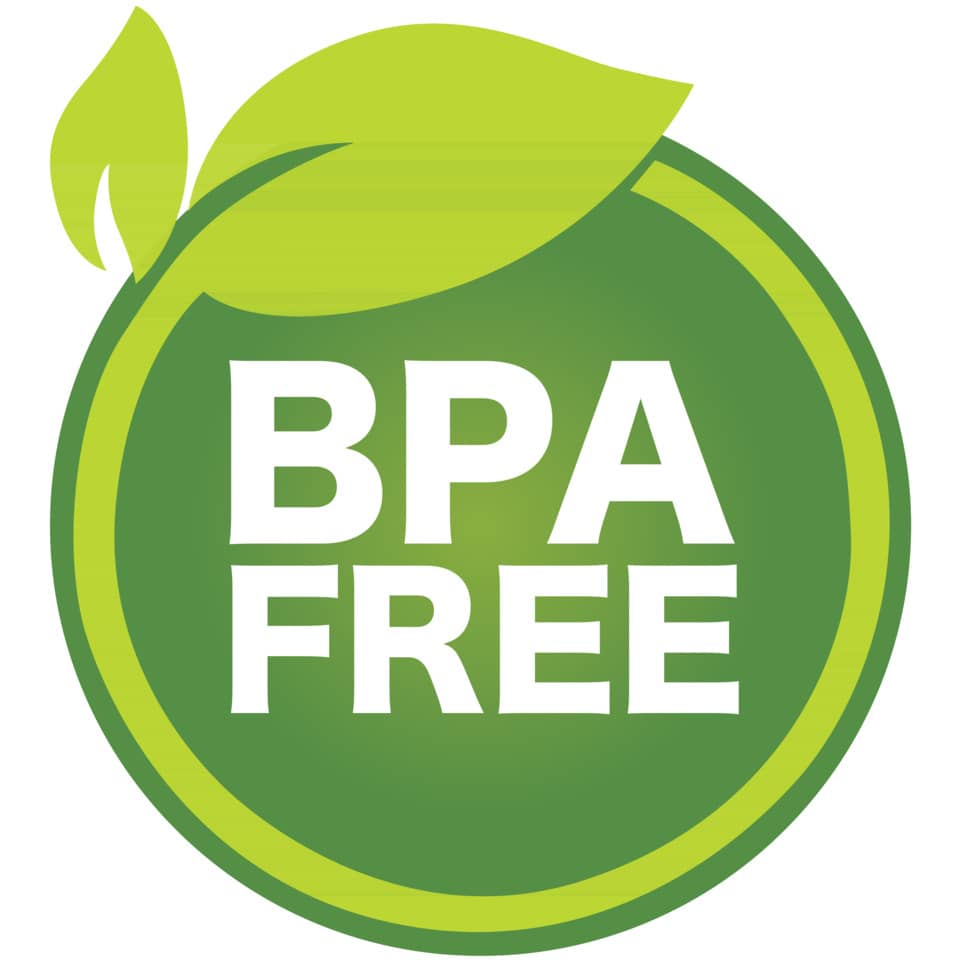 bpa free, symbol, logo, grüner kreis, blatt